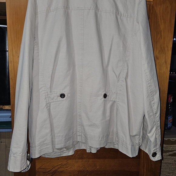 GAP Cream Button-Up Jacket - Picture 5 of 7